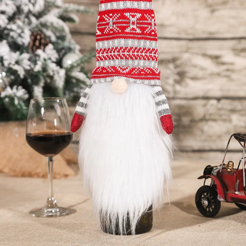 Christmas Wine Bottle Cover