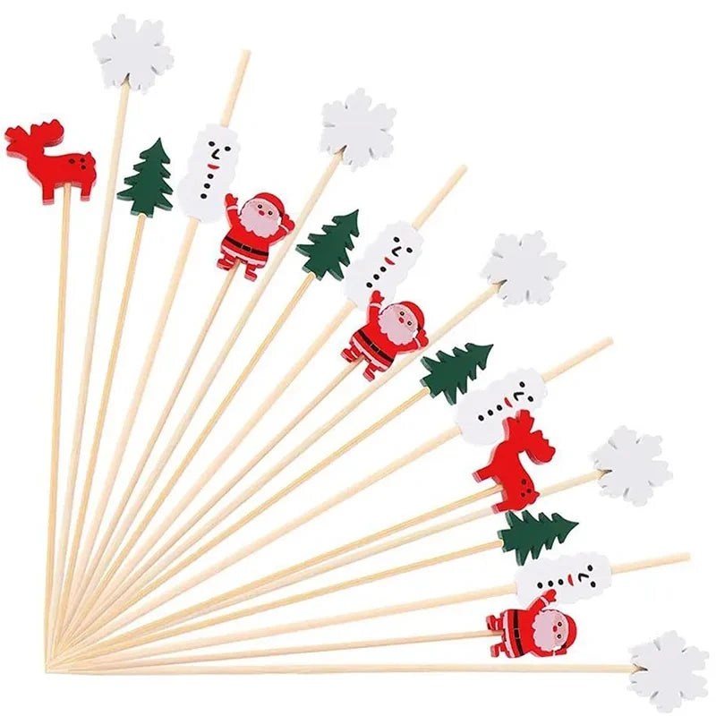 Christmas Party Skewer Picks | 50/100Pcs