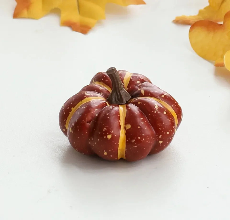 10Pcs Artificial Pumpkin Halloween Decor