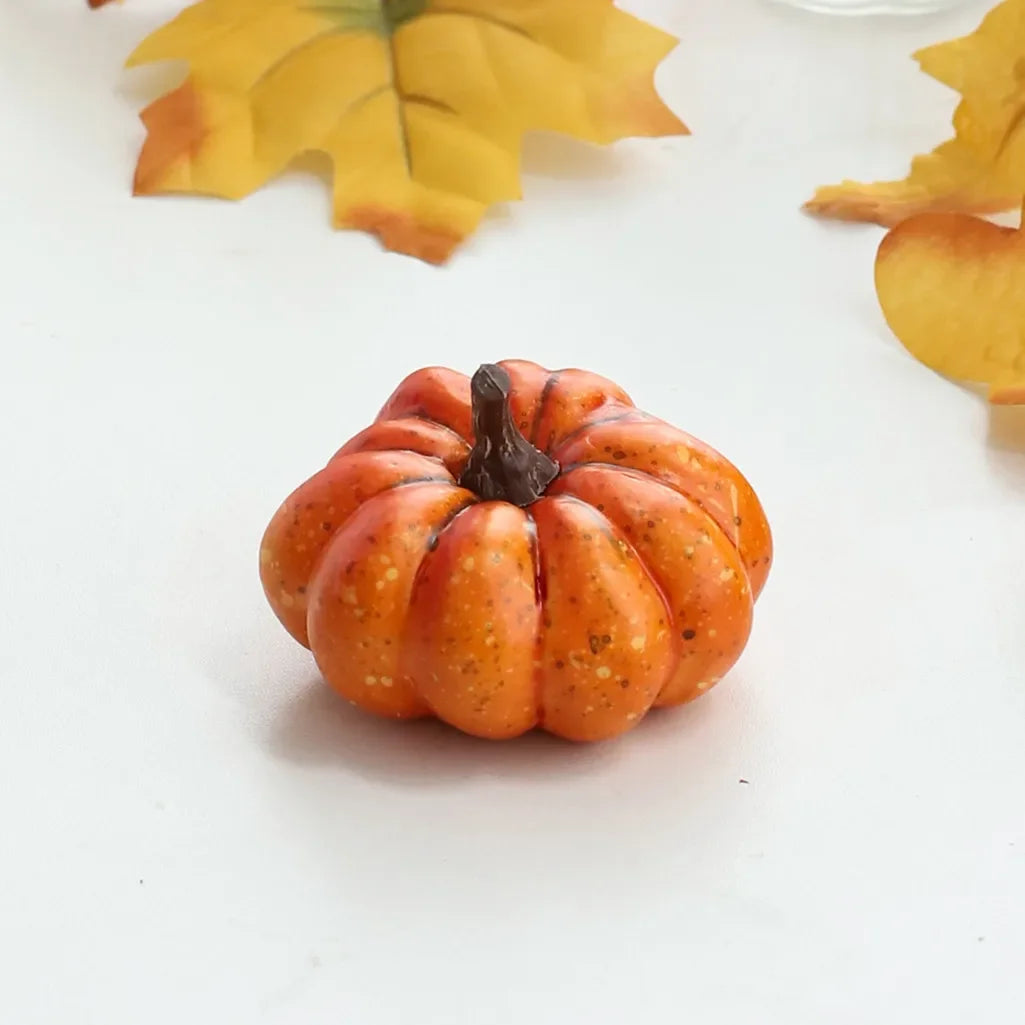 10Pcs Artificial Pumpkin Halloween Decor