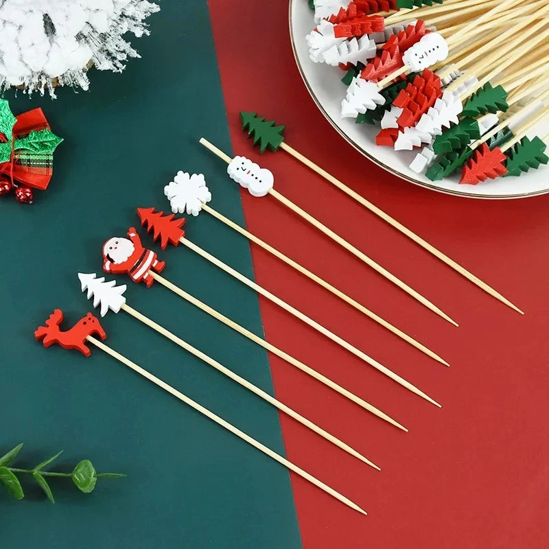 Christmas Party Skewer Picks | 50/100Pcs