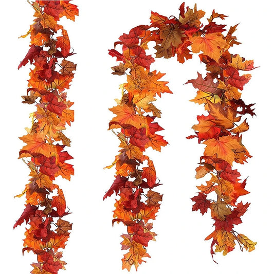 Artificial Maple Leaf Fall Garland