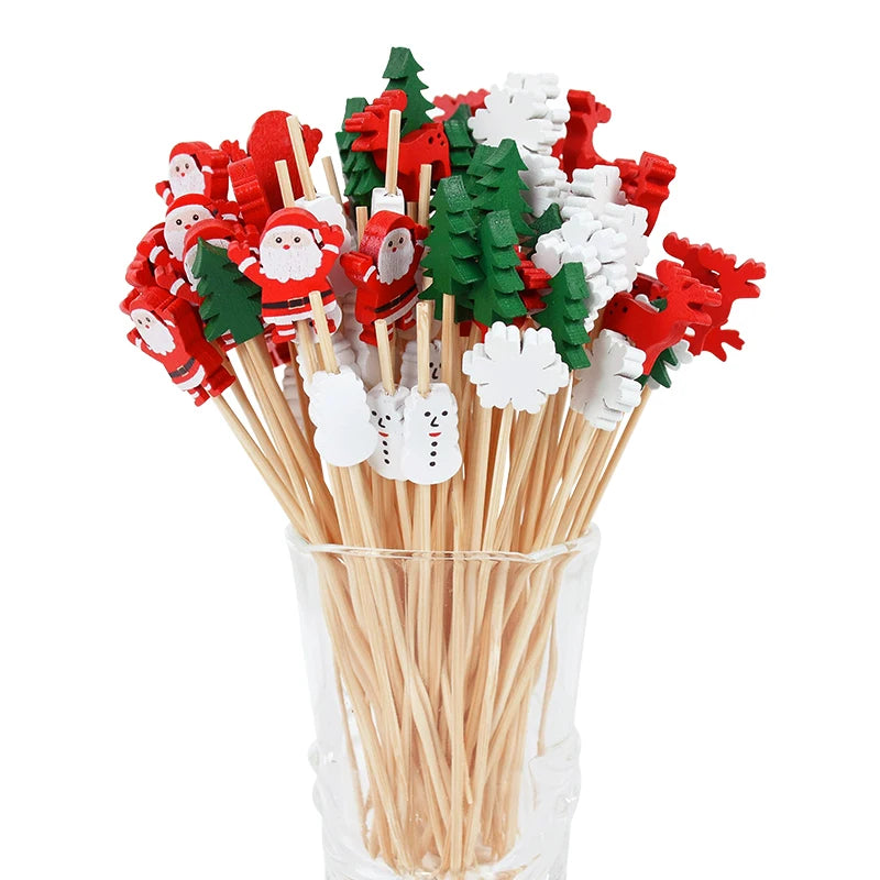 Christmas Party Skewer Picks | 50/100Pcs